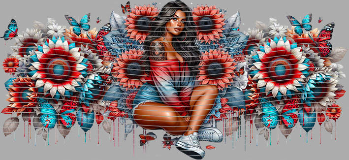 16oz Sunflower Girl-SU-537